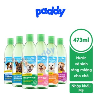 Dung Dịch Vệ Sinh Răng Miệng Hỗ Trợ Sức Khỏe Chó Mèo Tropiclean 473ml