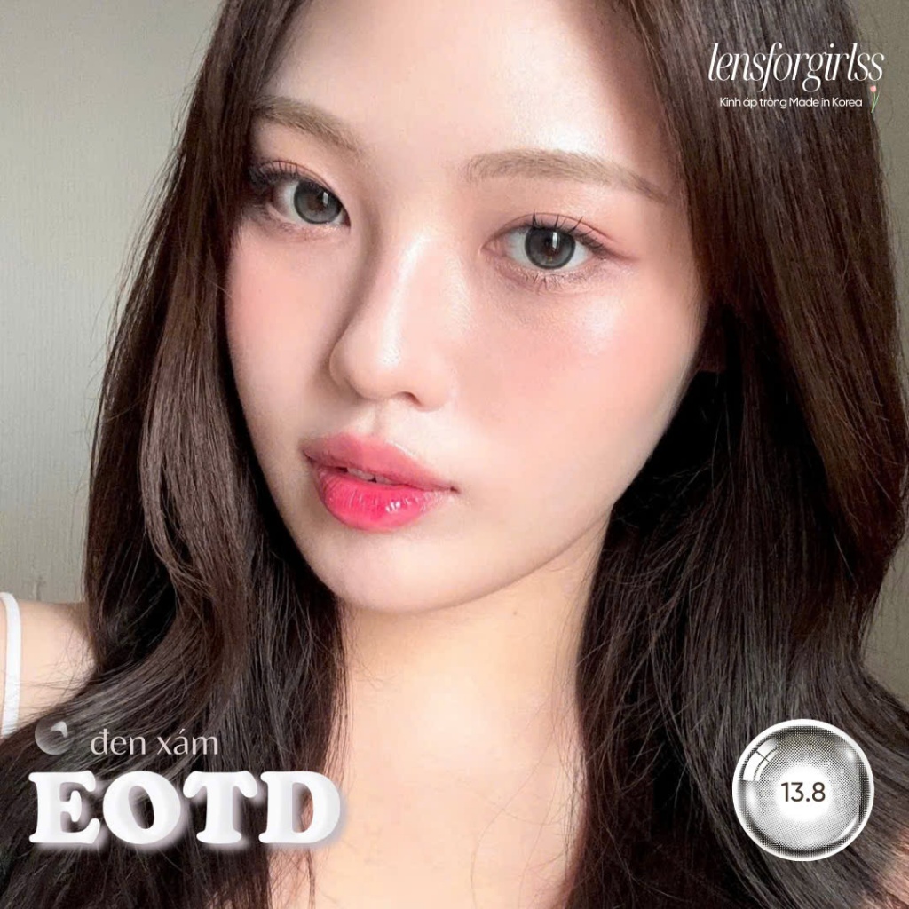 (OLENS) Kính áp tròng sz GIÃN TRÒNG hiệu ứng filter EOTD GRAY chính hãng KOREA | LENSFORGIRLSS | BigBuy360 - bigbuy360.vn