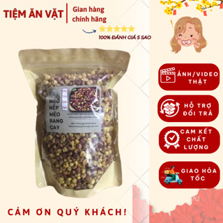Ngô nếp mèo giòn cay rang củi Điện Biên gói 500gr - Ngô mèo xóc mắm cay