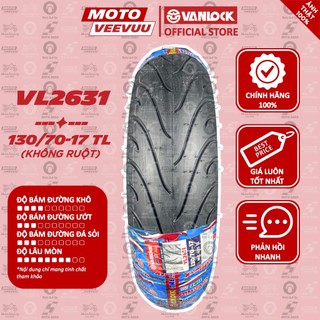 [MTVV] Vỏ lốp xe máy VANLOCK 130/70-17 TL VL2631 Gai Michelin Pilot Street Lốp không ruột<END>