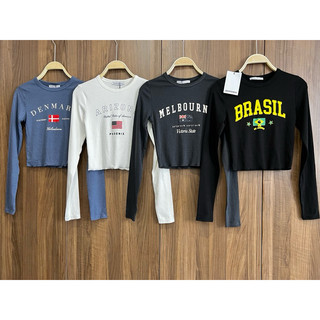 [ SALE] Áo thun croptop Bershka Authentic