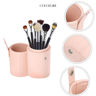 COVERGIRL - Hộp đựng cọ trang điểm chất liệu PU không thấm nước, đa dạng màu sắc