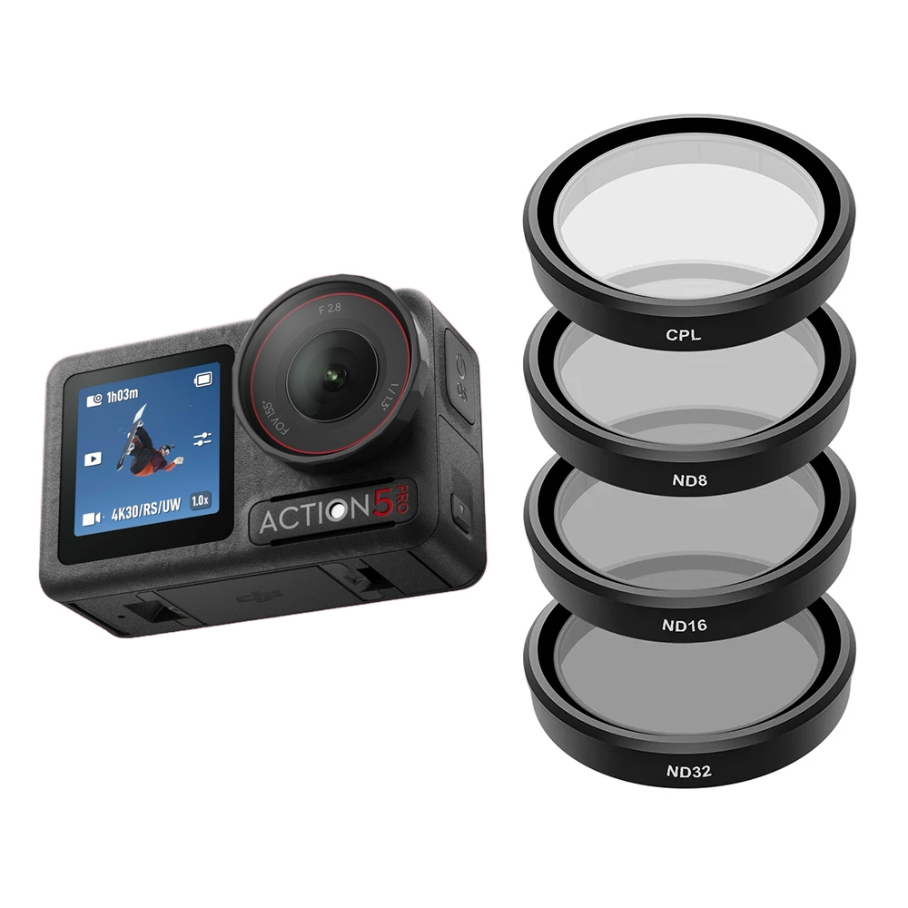 KÍNH LỌC CPL ND8 ND16 ND32 OSMO ACTION 6 / 5 PRO / 4 / 3 TELESIN