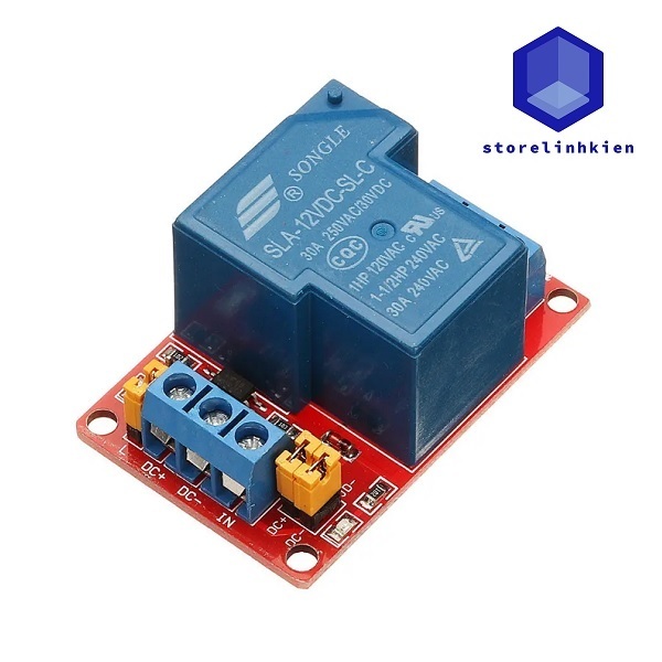Mạch 1 Relay 5V 12V 30A kích H/L