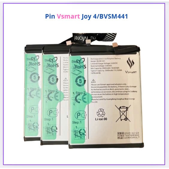 Pin vsmart joy 4/bvsm-441 mới chất lượng tốt