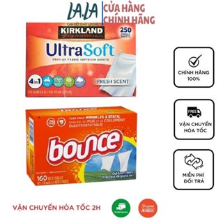    Hộp Nguyên   GIẤY THƠM QUẦN ÁO BOUNCE 160 tờ - KIRKLAND 250 tờ 