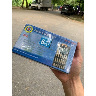 Bộ đục và đột sắt 6 chi tiết A0127 C-MART (Dungcu.az24 chuyên hàng Đài Loan)