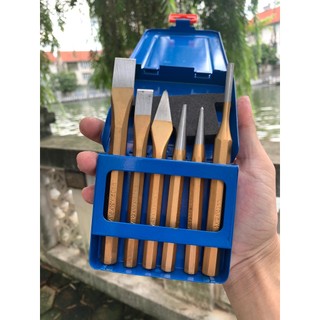 Bộ đục và đột sắt 6 chi tiết A0127 C-MART (Dungcu.az24 chuyên hàng Đài Loan)