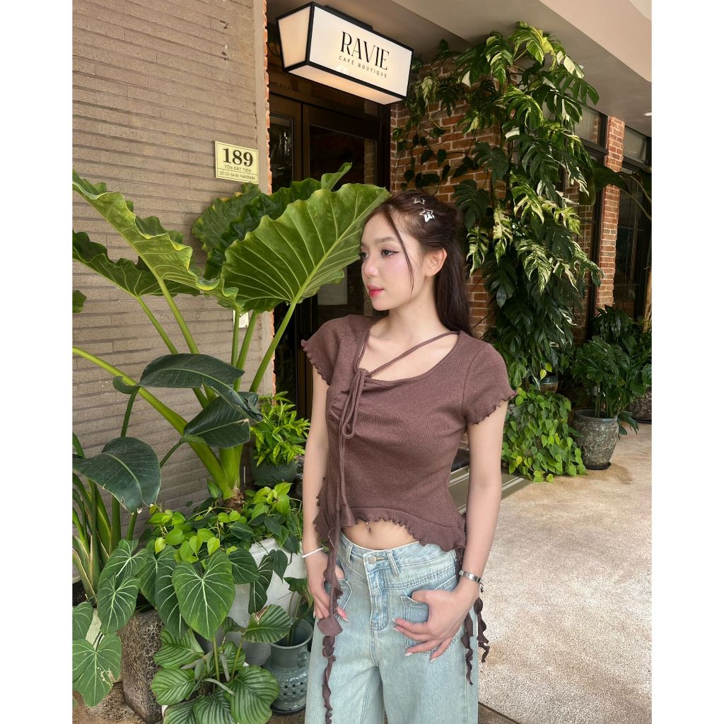 Áo kiểu MADE BY MUM tua rua Vivi Top