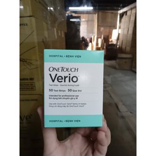 Que đường huyết Onetouch Verio Hộp Xanh (H/50 test)