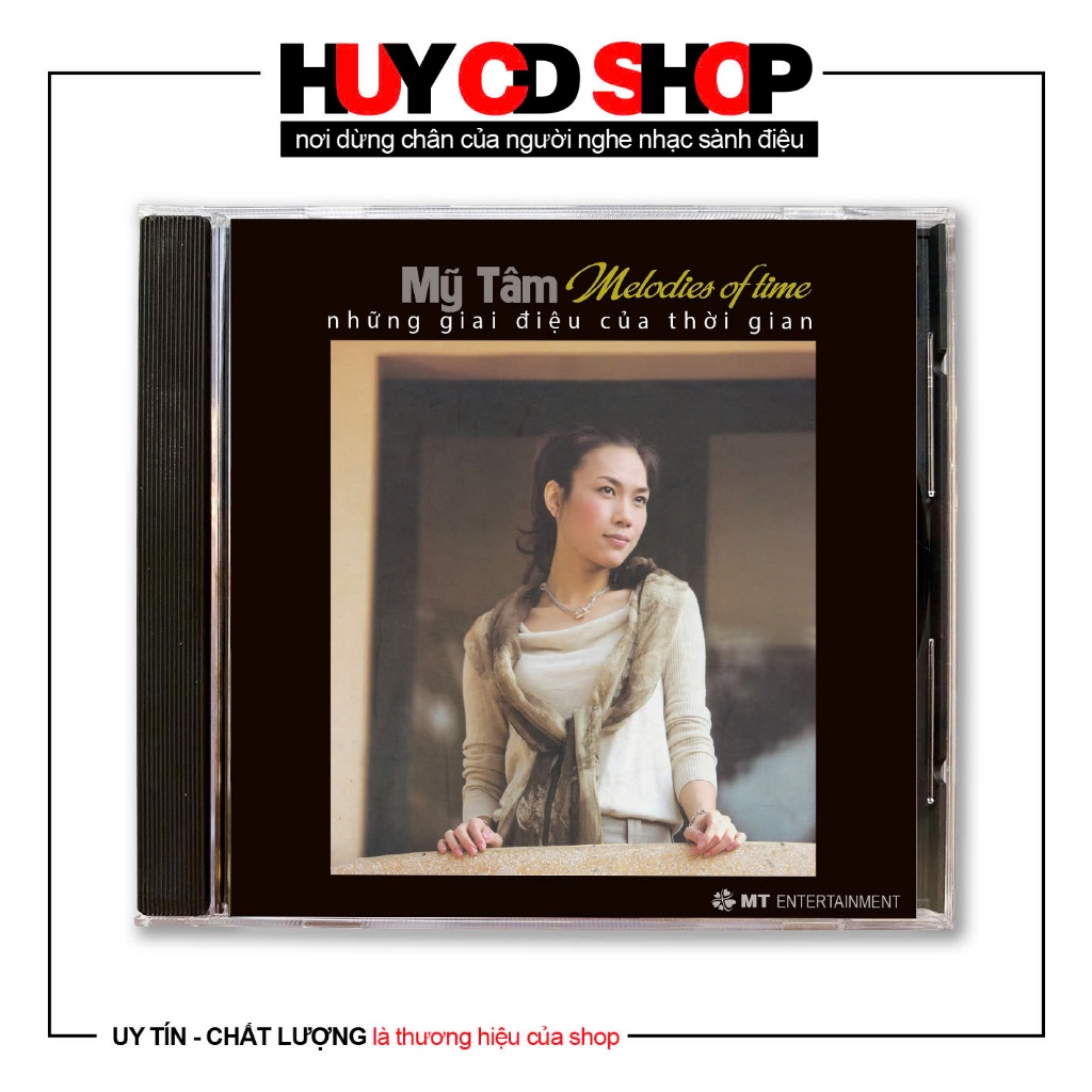 Đĩa CD Mỹ Tâm Những giai điệu của thời gian 2 Nhạc vàng trữ tình Đĩa lòng Trắng HUY CD