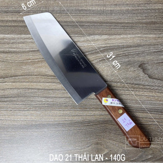 Dao Thái KIWI 21, 173, Hàng Thái Lan Loại 1, Cán Gỗ Lưỡi Sắc Cắt Gọn Siêu Bén