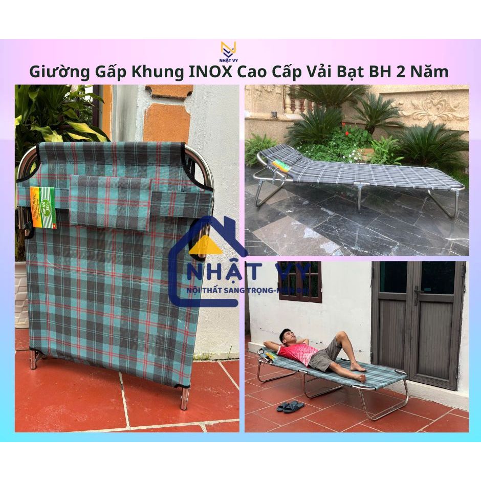 Giường Gấp Văn Phòng Khung Nhôm Sắt, Giường Xếp Gấp Gọn Giá Rẻ Tiện Lợi | BigBuy360 - bigbuy360.vn