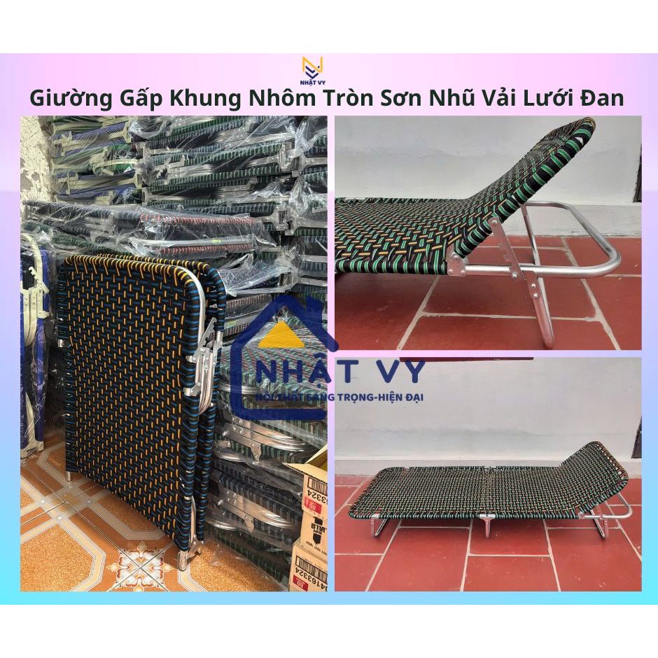 Giường Gấp Văn Phòng Khung Nhôm Sắt, Giường Xếp Gấp Gọn Giá Rẻ Tiện Lợi | BigBuy360 - bigbuy360.vn