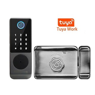  Ổ Khoá vân tay cửa cổng kèm chìa GC75 giá rẻ  New version  