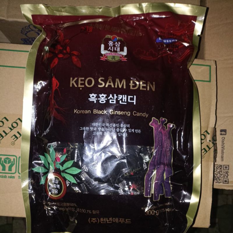 Kẹo hắc sâm vitamin hàn quốc 300g