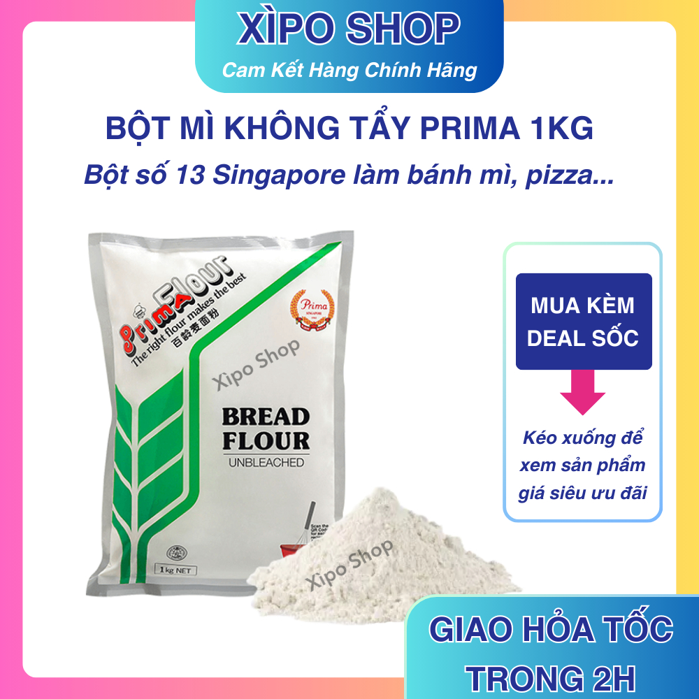Bột Mì - Bột Bánh Mì Số 13 Prima Bread Flour 1kg