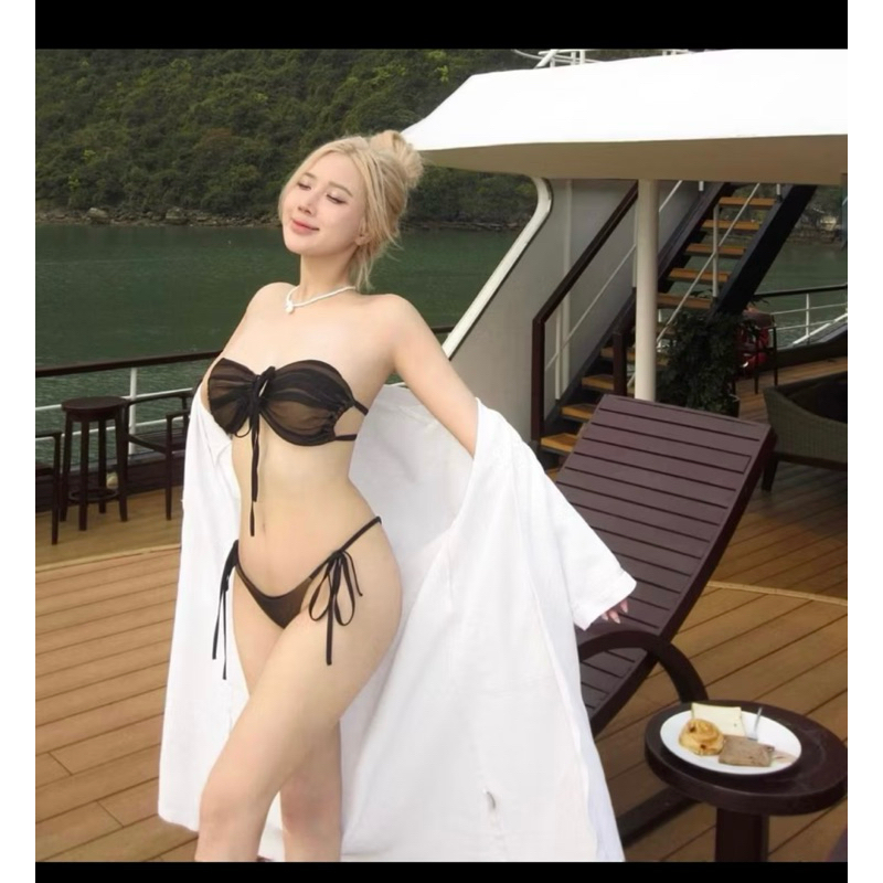 Bikini 2 Mảnh L&L BIKINI Xuyên Thấu Lưới Thun Co Giãn 4 Chiều Tôn Dáng Gợi Cảm | BigBuy360 - bigbuy360.vn