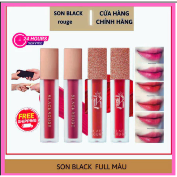 Son kem lì Black Rouge Airfit Velvet Tint ( Full màu A03 - A37 phân loại )