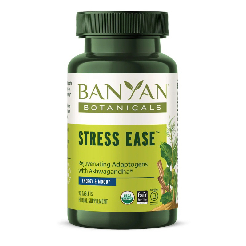 Banyan Botanicals - Stress Ease™ tablets Viên uống giúp giảm căng thẳng