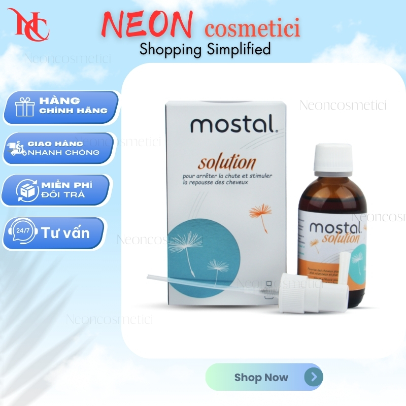 [Sẵn] Serum Kích Mọc Tóc Mostal Solution 50ml