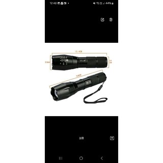 Đèn Pin Siêu Sáng Cao Cấp T6 - Đèn Led Chiếu Sáng Ngoài Trời với độ sáng 6000k