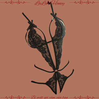 Áo Liền Quần Ren Xuyên Thấu Khoét Đáy Quyến Rũ -  LALA HONEY