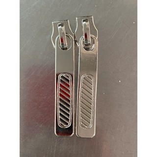 Cặp đầu kéo dùng cho dây kéo răng đôi số 8 (màu bạc),dùng cho khoá âm của vali và túi xách