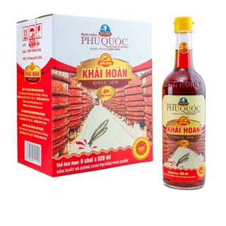  Nước mắm Phú Quốc Khải Hoàn 40 độ chai 520ml 