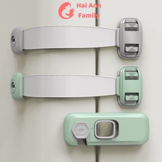 Khoá tủ lạnh, khóa tủ đồ cao cấp Looktosee chống kẹt tay, an toàn cho bé