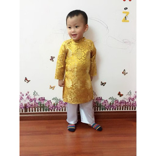 Áo dài cách tân bé trai kèm quần