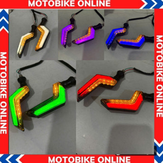 Xi nhan led chữ Z - Z plus lưỡi hái hiệu ứng nước chảy lắp được xe điện - xe máy