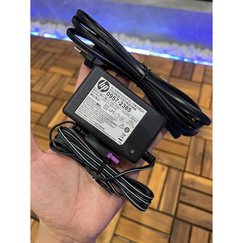 Bộ Chuyển Đổi Nguồn Adapter Original HP 0957-2385 22V 455mA For HP 1518 1510 1010 Printer Connector 
