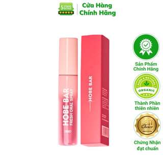 Chai Xịt Thơm Miệng Hobebar Chính Hãng 20ml Lọ Nước Sịt Thơm Miệng Hương Trái Cây Vị Đào Bạc Hà Khử Mùi Hôi Mồm Nam Nữ