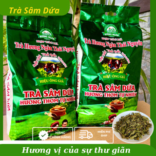 Trà Sâm Dứa Hương Thơm Tươi Mát Ngọt Nhè Nhẹ, Trà Xanh Thái Nguyên Lá Dứa Sấy Khô  – Gói 250g