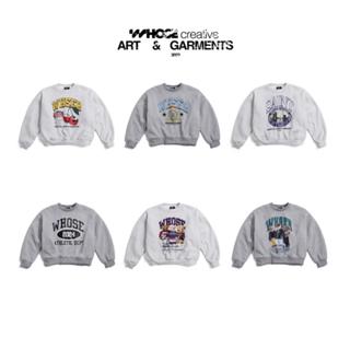 COLLECT SWEATER - Sweater nỉ bông form rộng tay cánh dơi in hình Whose Studio