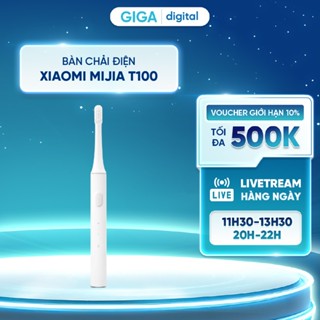 Bàn chải điện Xiaomi Mijia T100 - Nhỏ gọn, làm sạch chuyên sâu, bảo vệ nướu, dễ dàng thay thế đầu bàn chải