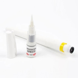 [ARTDOOR] Bút đi nét Trắng KURETAKE Zig Brush đầu cọ mềm