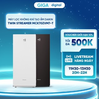 Máy lọc không khí và tạo ẩm Daikin Twin Streamer MCK70ZVM7-T  - Màu Nâu - BH 12 Tháng - Chính Hãng