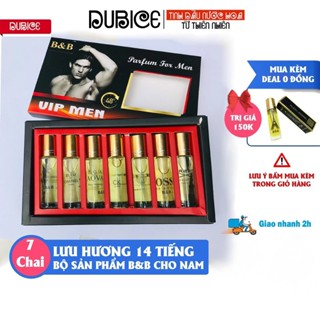 [Lưu hương 14 tiếng] Bộ 7 chai tinh dầu nước hoa Nam BB, hàng cao cấp, dạng lăn 12ml