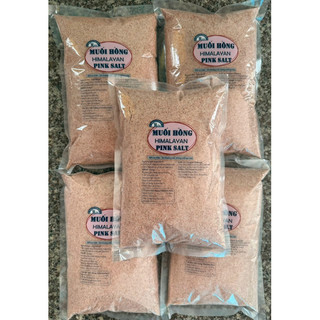 COMBO 5 túi 1kg Muối hồng Himalaya TL Salt mịn/hạt