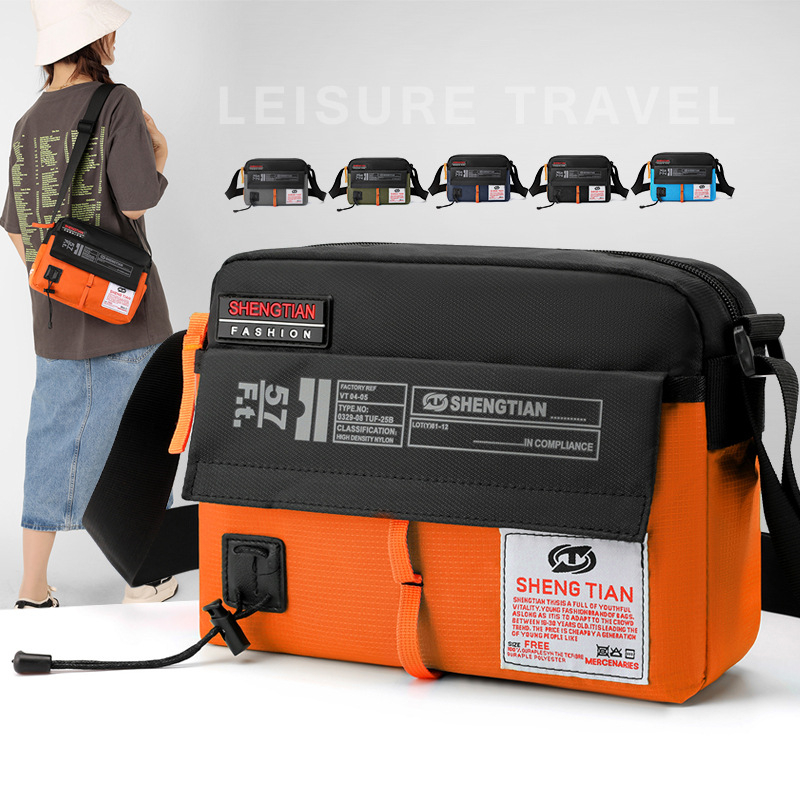 Túi Đeo Chéo, Đeo Vai Thể Thao Chống Nước Tương phản màu sắc Túi Dung Tích To phukienphuotsg