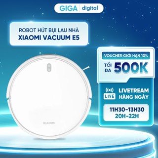 Robot hút bụi lau nhà Xiaomi Vacuum E5 - Ba cấp độ hút - Lực hút 2000Pa - Điều khiển giọng nói