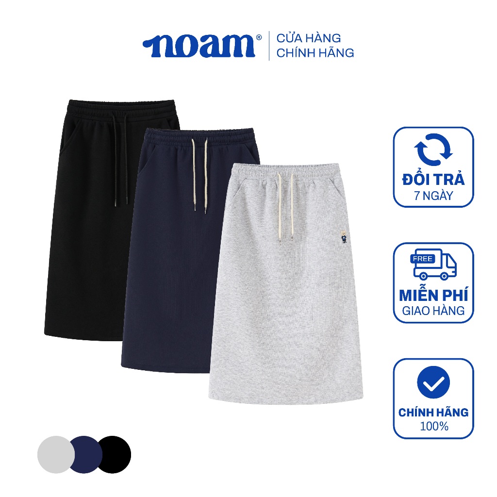 Chân váy Teeny Homie Long Skirt Dáng dài Vải nỉ lông cáo mềm mịn