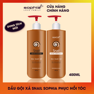 Dầu gội xả Snail Sophia phục hồi tóc 400ml