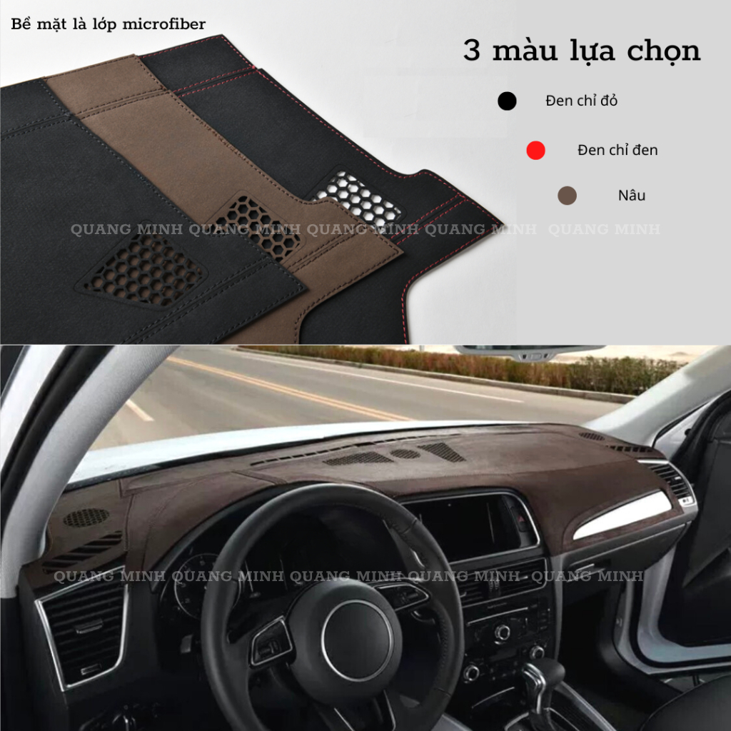THẢM TAPLO MICROFIBER XE AUDI Q5 ĐỜI 2008-2016 ĐƯỢC THIẾT KẾ 3D GHÉP NỐI