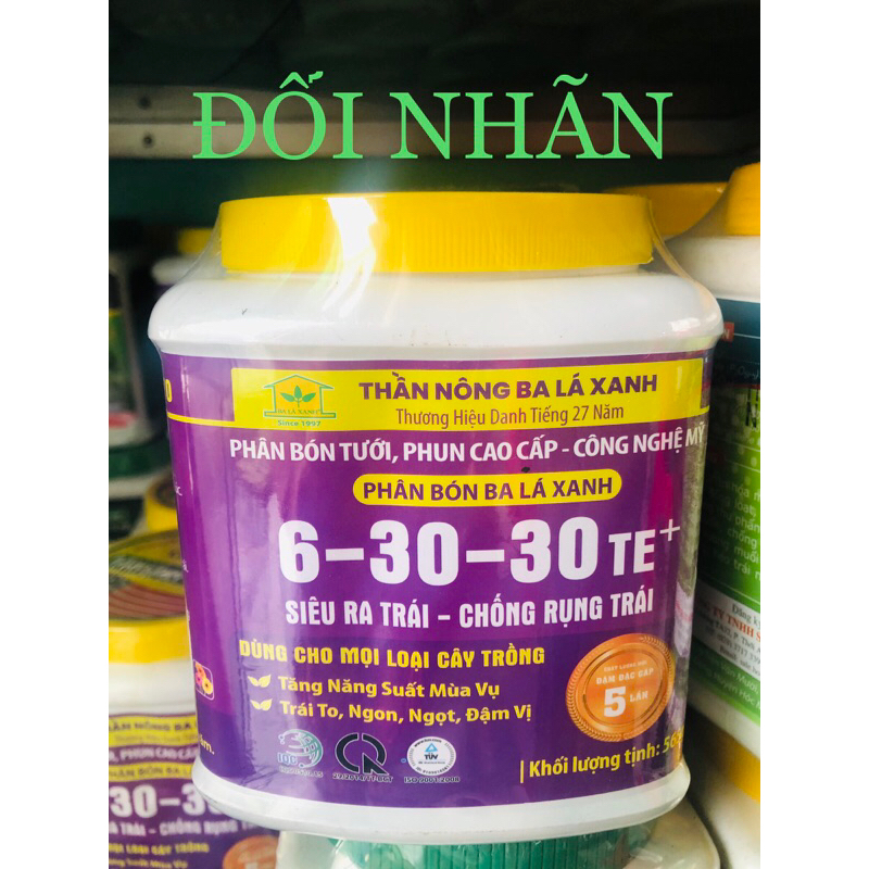 6-30-30 TE BA LÁ XANH 567G