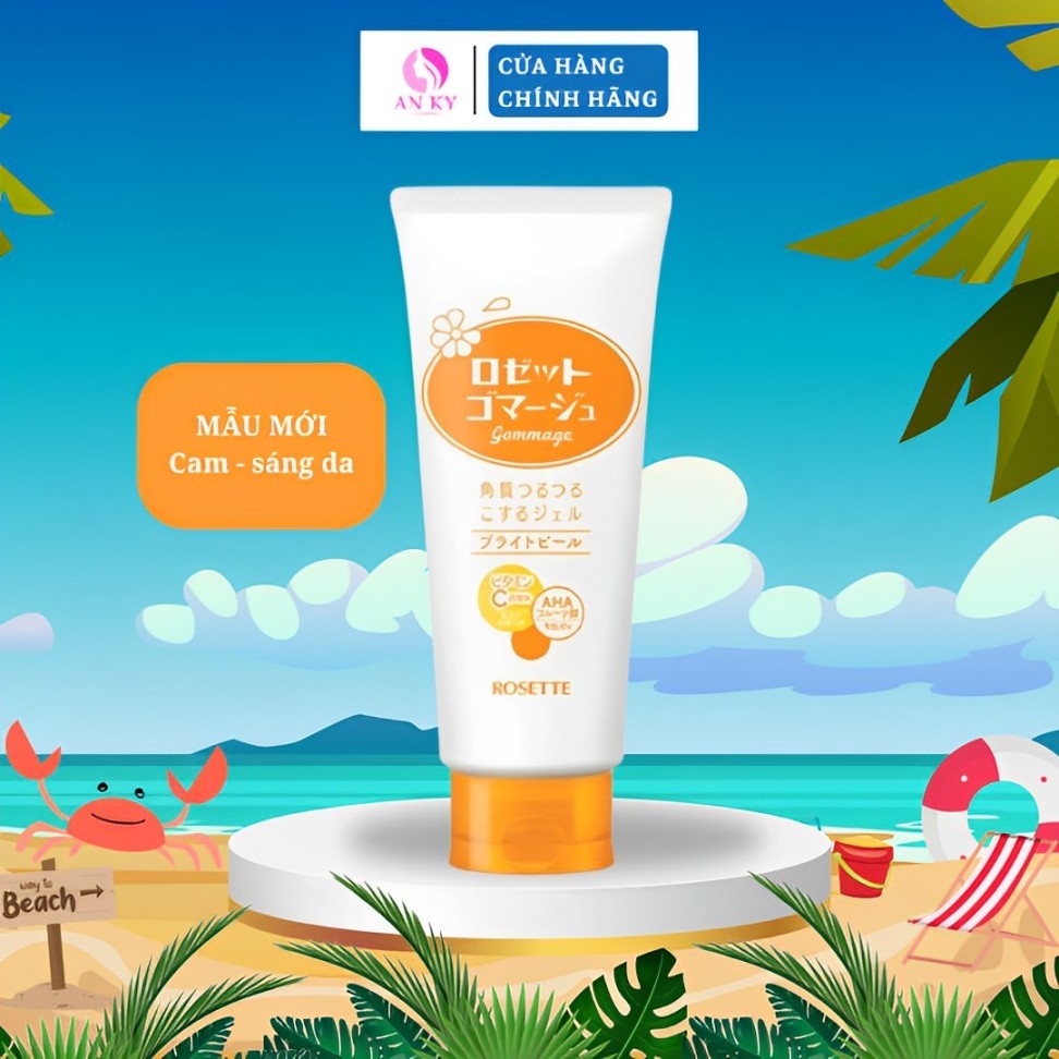 Gel Tẩy Tế Bào Da Chết Rosette Màu Hồng Nhật Bản