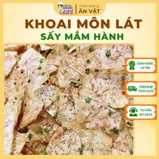  【CỰC PHẨM Khoai Môn Lát Sấy Mắm Hành Siêu Đặc Biệt - Khoai Môn Sấy - Khoai Môn Lát Sấy - NGON STORE 