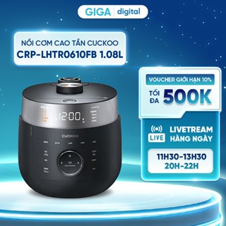 Nồi Cơm Cao Tần Cuckoo CRP-LHTR0610FB 1.08L - Áp suất kép - Tiết kiệm điện năng - Chính Hãng